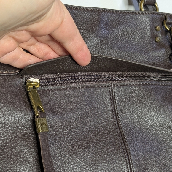 The Sak Alameda Dark Brown Leather Bag - Picture 3 of 14